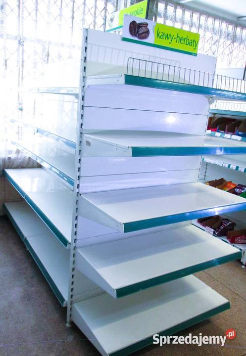 Regały sklepowe gondola 2mb zakończenie Gorlice