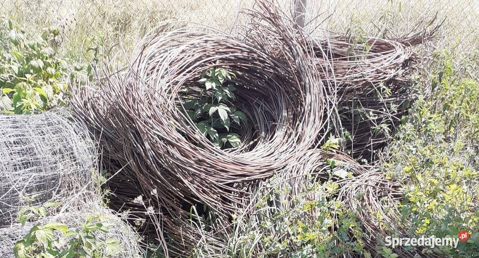 Drut tunelowy fi 5 i fi 6 Rolnictwo dolnośląskie Rudna
