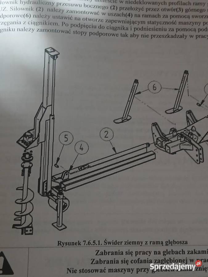 Świder sadowniczy hydrauliczny Piaski sprzedam