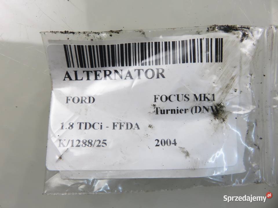 ALTERNATOR FORD FOCUS MK1 18 TDCi A4021