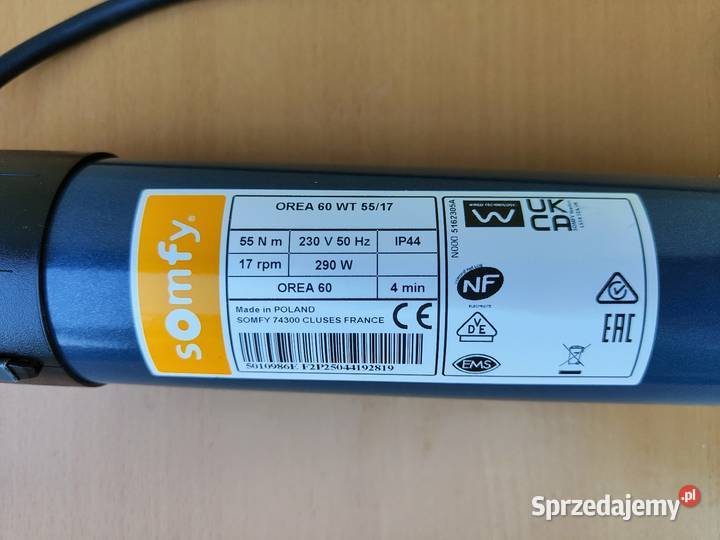 Napęd silnik do markiz SOMFY OREA 60 WT 5517 Kraków