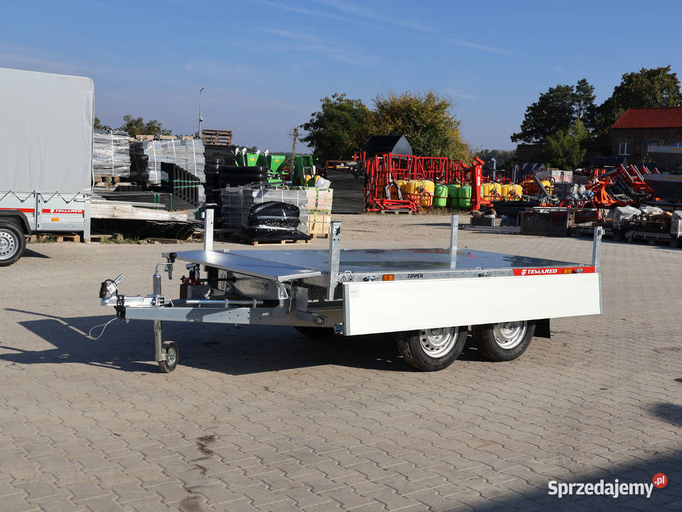 Przyczepa wywrotka 253x152 DMC 750 kiper Burtowe i plandeki warmińsko-mazurskie Szczytno
