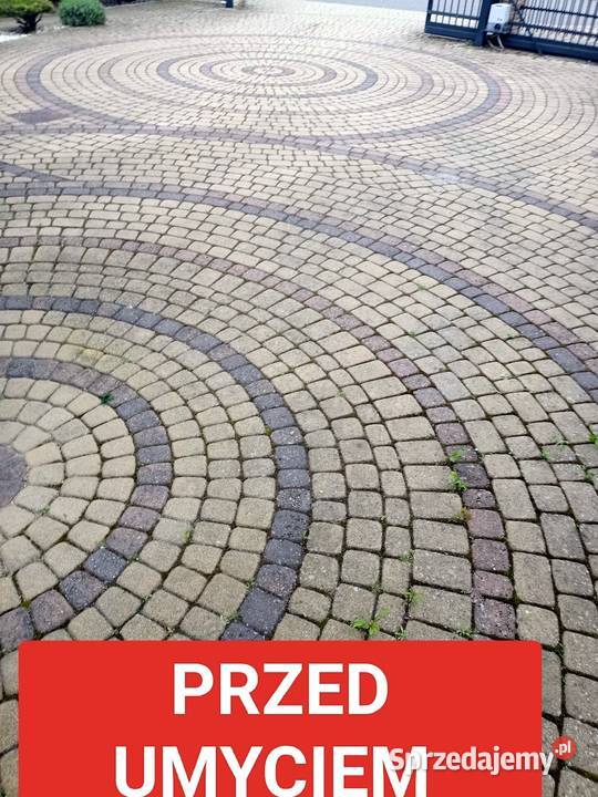 Mycie czyszczenie kostki brukowej Szczytno