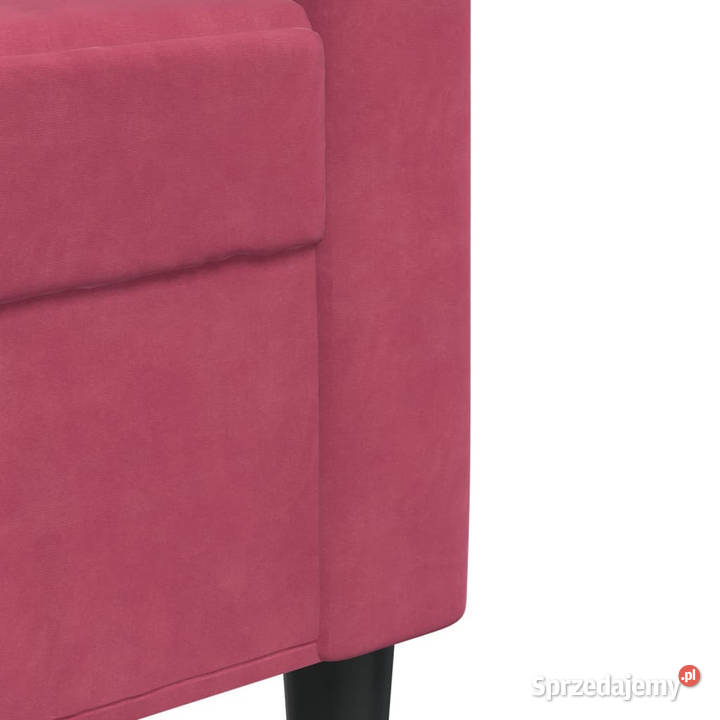 Sofa 2osobowa winna czerwień 140 tapicerowana Warszawa