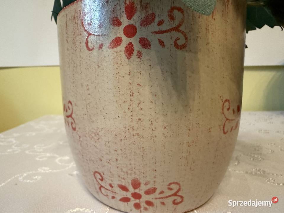 Donica Doniczka ze Sztucznymi Kwiatami śląskie sprzedam