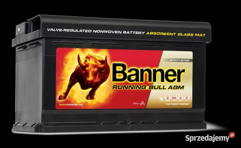 Akumulator Banner Running Bull AGM 80Ah 800A 580 mazowieckie Pruszków sprzedam