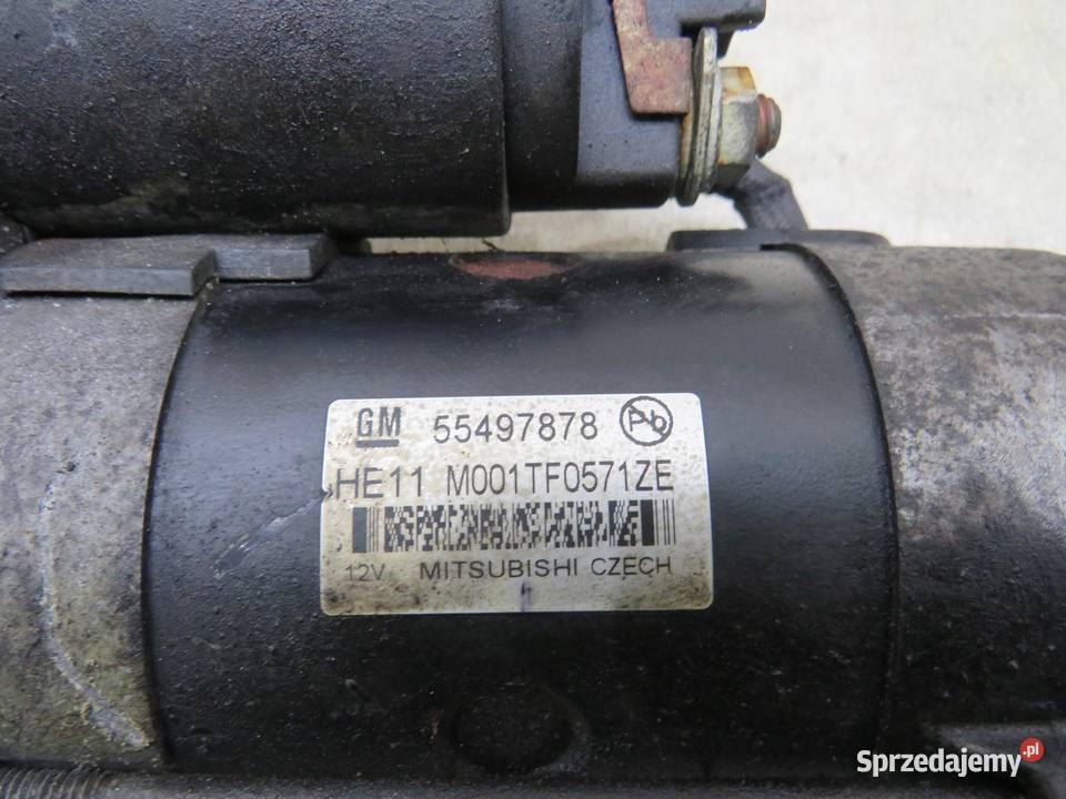ROZRUSZNIK INSIGNIA B 16 CDTI 55497878 osobowe Układ elektryczny silnika lubelskie sprzedam