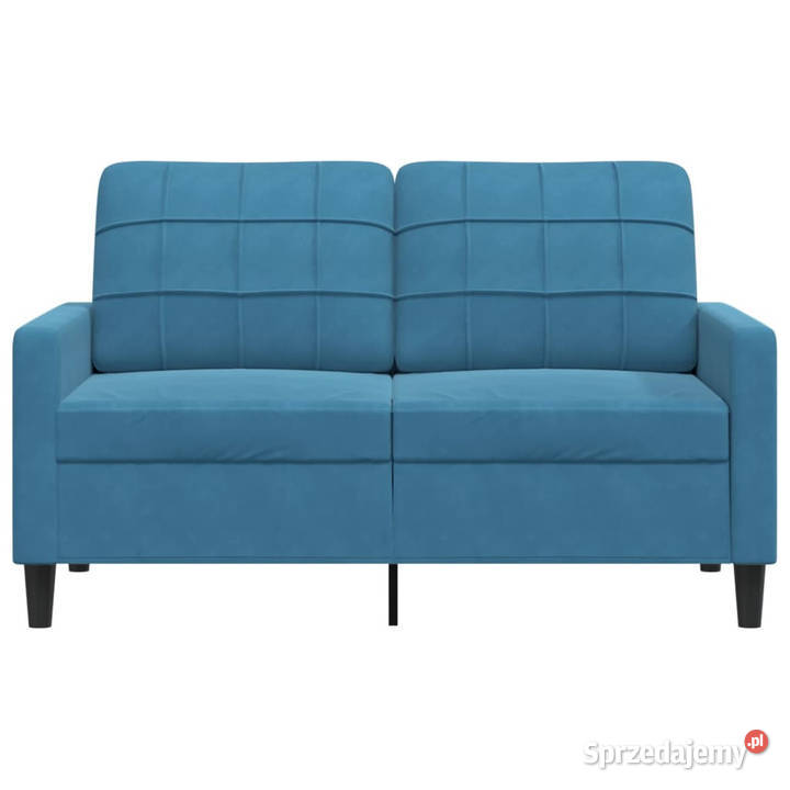 Sofa 2osobowa niebieski 120 tapicerowana Warszawa sprzedam