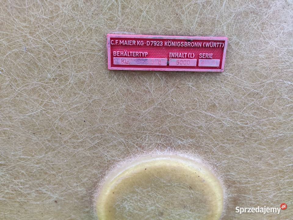 Zbiornik Włókno szklane RSMDO PODLEWANIA Beczka Księżpol