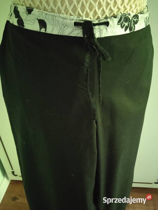 MARKOWE LETNIE SPODNIE Z BAWEŁNY HM r 38 H&M Piła