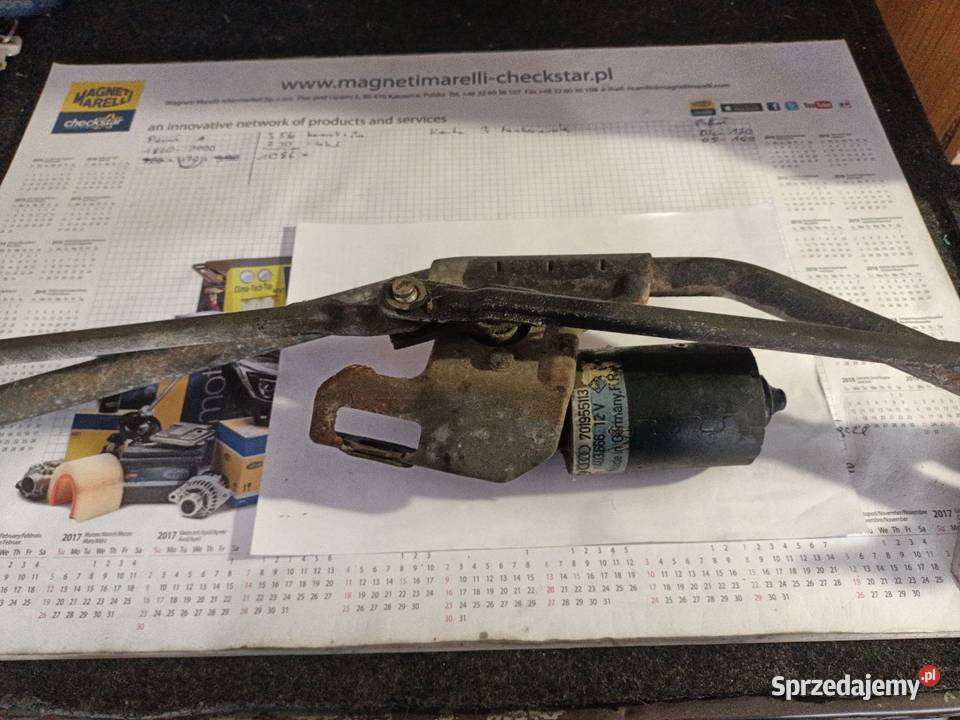 Mechanizm wycieraczek przód silniczek ramię Kętrzyn