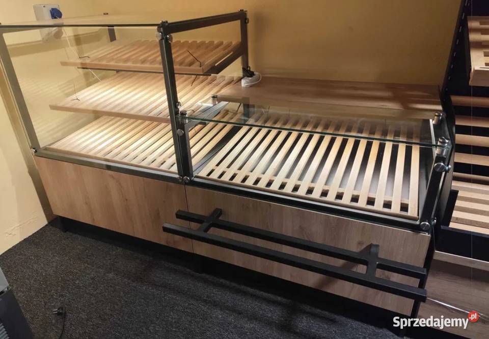 Witryna Neutralna 2 x 1m lada kasowawitryna Stargard