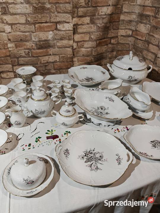 Rosenthal sanssouci Grey rose duży zestaw Sandomierz sprzedam