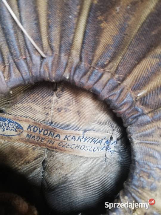 Kask prl z daszkiem czeski łódzkie Skierniewice sprzedam