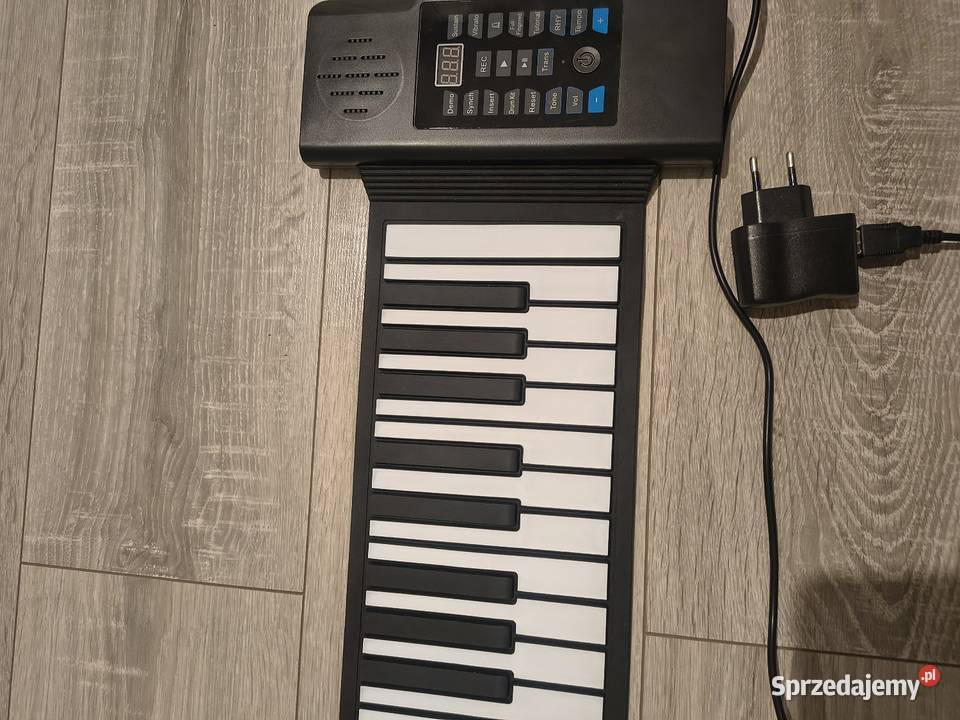 Silikonowe pianino rool up piano Sienno