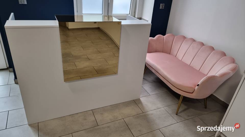 Lada recepcyjna Recepcja Beauty Gold Złota dolnośląskie Wrocław