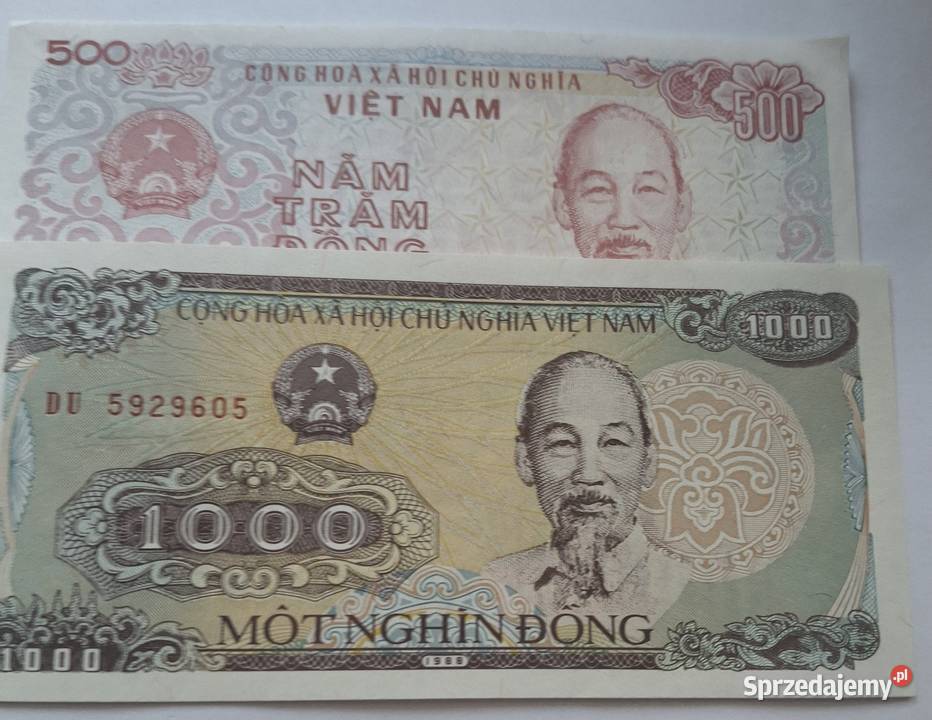 VIETNAM 2 BANKNOTYCALE ŁADNE Legionowo