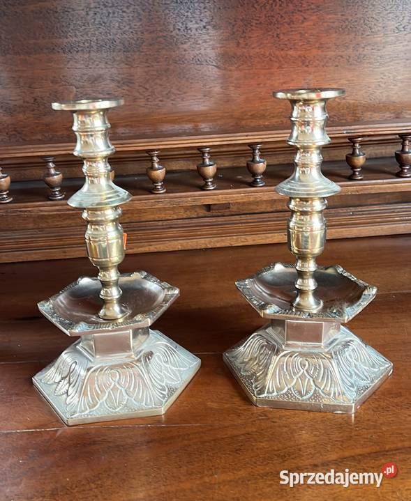 Świecznik Mosiądz Gdańsk sprzedam