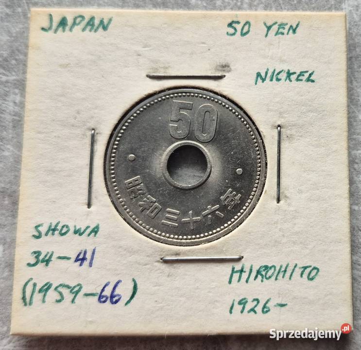 C1 JAPONIA 50 Yen 1959 r Wola Kruszyńska