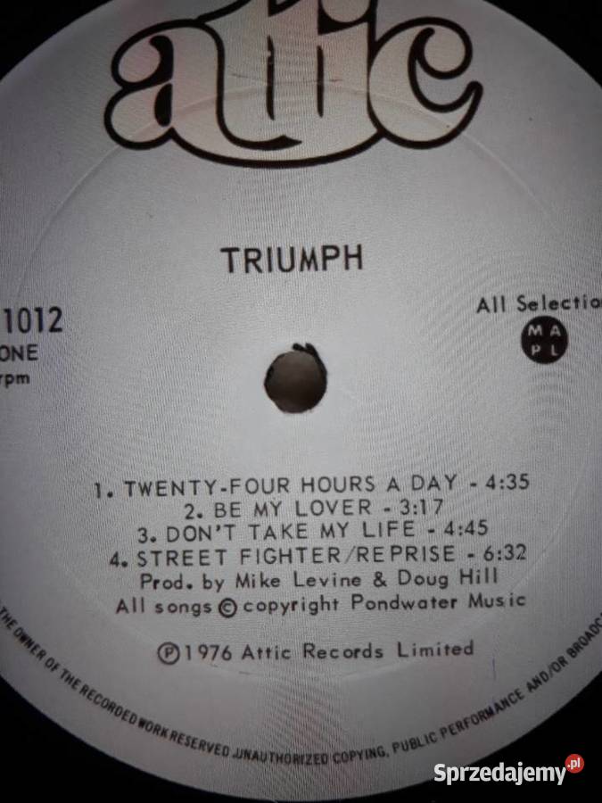Archiwum hard rocka TRIUMPH Triumph 1976 Rzeszów sprzedam
