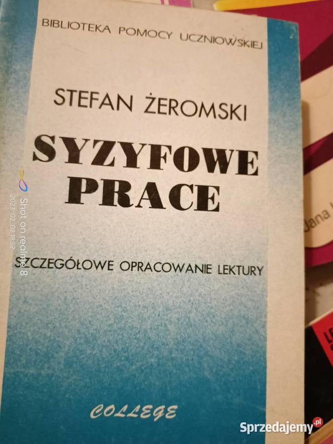 Syzyfowe Prace Żeromskiego Analizy Lektury Szkolne Księgarni Warszawa ...