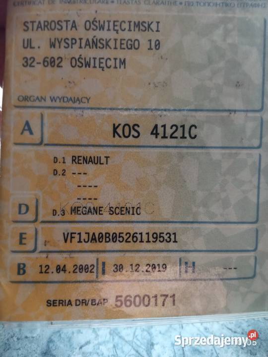 Renault Megane Scenic Scenic sprzedam