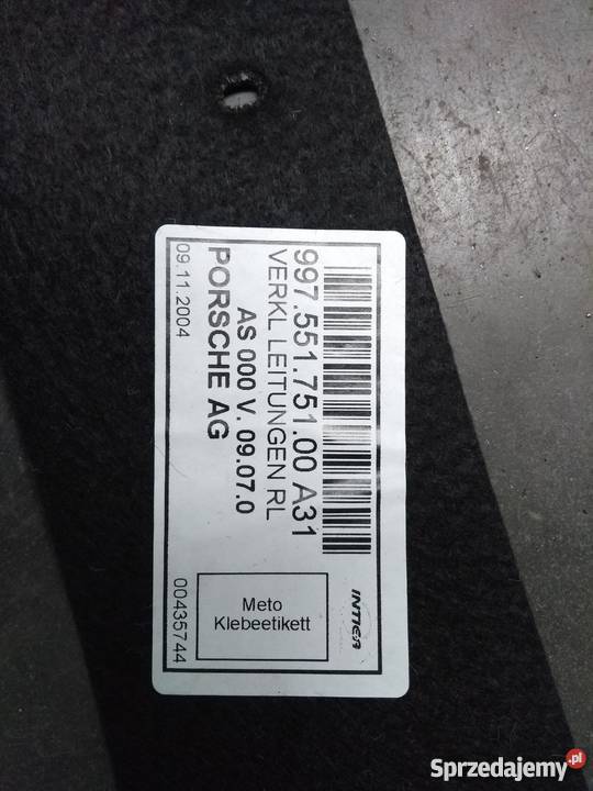 Obicie Porsche 997 Pilzno sprzedam