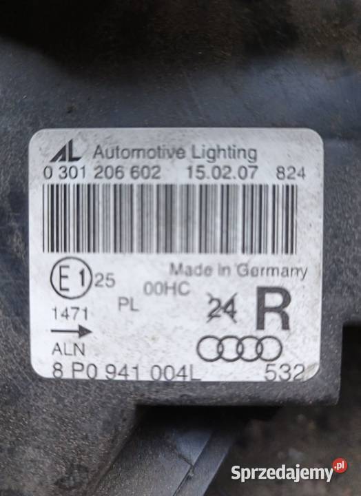 Audi A3 prawy przedni reflektor Skarżysko-Kamienna