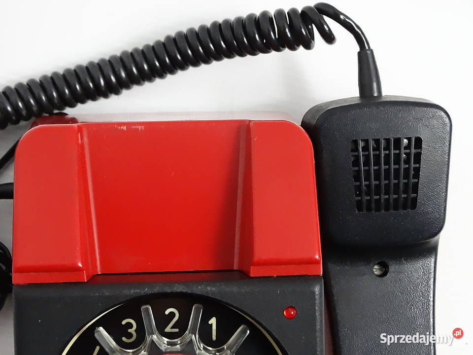 Kultowy czerwony telefon BRATEK RWT Radom 1991r Pozostałe Biłgoraj