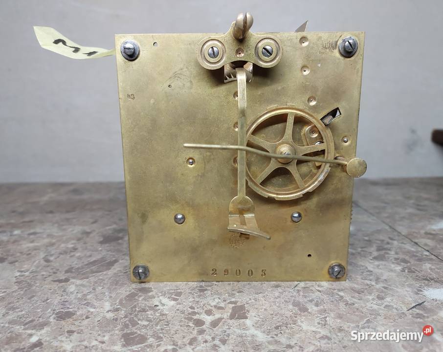 M167 Mechanizm starego zegara ściennego LFS pomorskie Tczew
