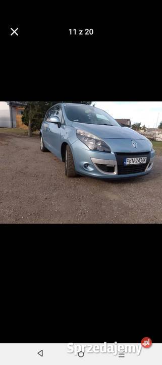 Renault Scenic niebieski Budzisław Kościelny