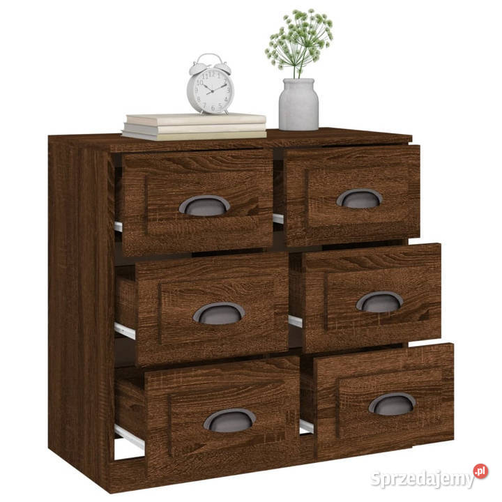 Szafka brązowy dąb 70x355x675 materiał Warszawa