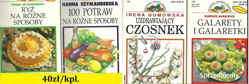 Kulinarne kuchnia potrawy czosnek galarety dania łódzkie Łódź sprzedam