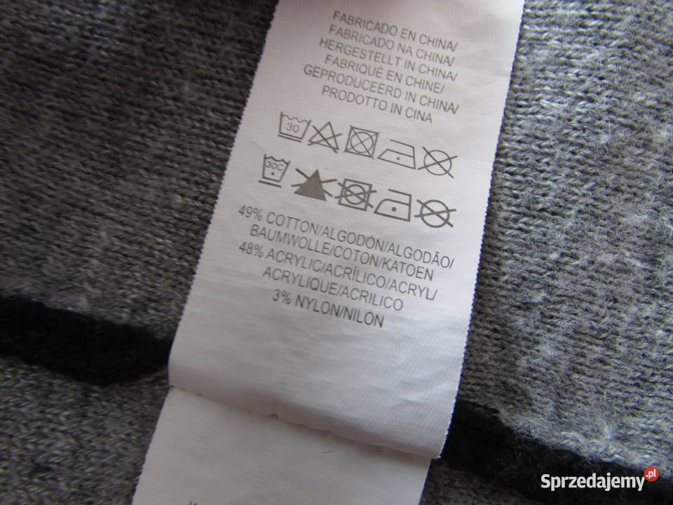 narzutka swetr czarno szary Primark 40 L Kraków sprzedam