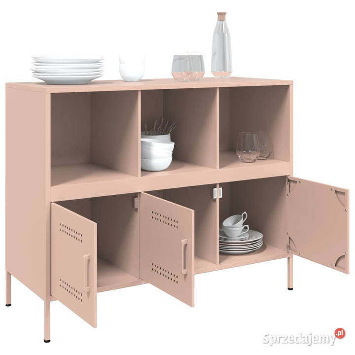 Szafka różowa 1005x39x79 stal WM843091 Pozostałe Warszawa
