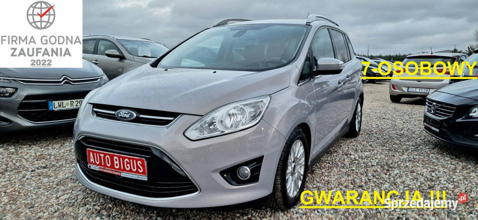 Ford Grand C Navi Climatronic 7 OSOBOWY 1 REJ wspomaganie kierownicy Grand C-MAX sprzedam