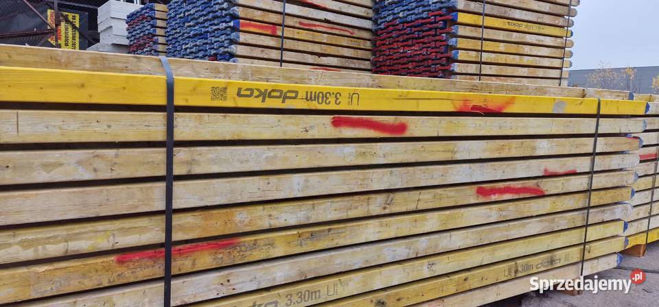 Dźwigar DOKA Sklejka Blaty Stemple Słupy Korony Materiały budowlane Kielce sprzedam