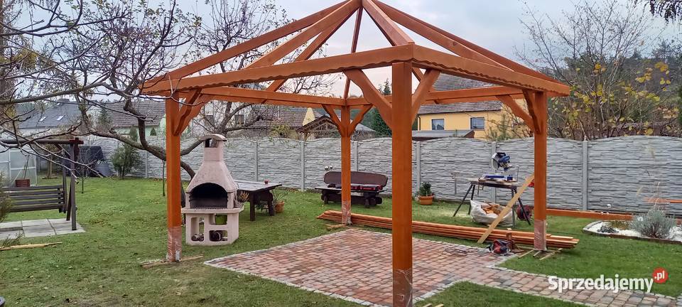 słupy 12x12 klejone drewno konstrukcyjne Błotnica Strzelecka