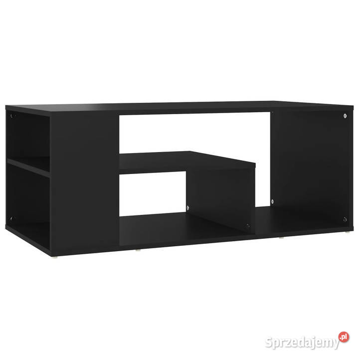 Stolik kawowy czarny 100x50x40 materiał Warszawa