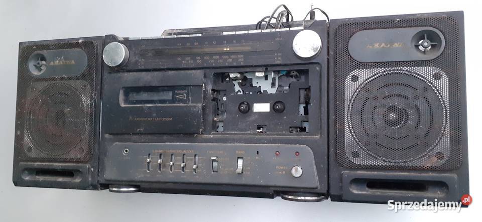 Radiomagnetofon Akaiwa MT 725 DLuszkodzony na