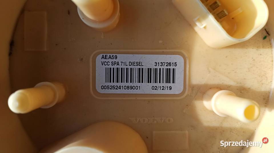 VOLOV V60 BAK PALIWA POMPA 3977573 31372615