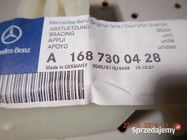SPINKA DRZWI TYŁ MERCEDES A KLASA W168 NOWA lubelskie