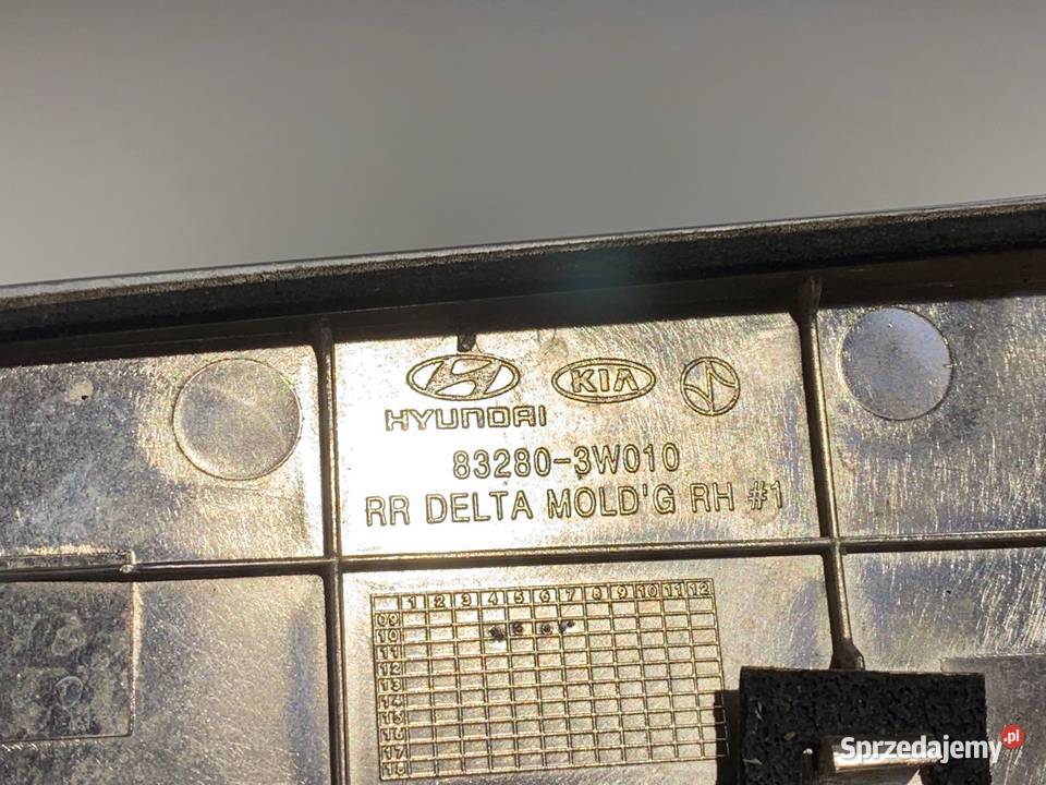 LISTWA DRZWI PRAWY TYŁ KIA SPORTAGE III SUV