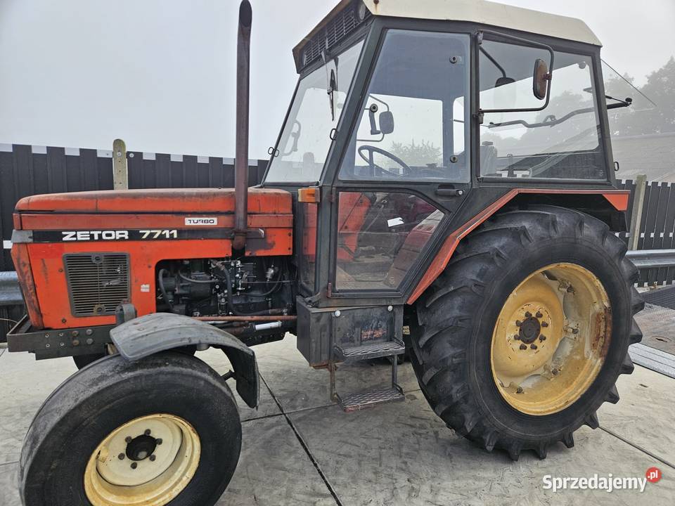 Zetor 7711 turbo 93 oryginał import Holandii7211 Rolnictwo Rogów