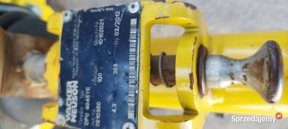 Zagęszczarka weber 4045 2012 Pozostałe sprzedam