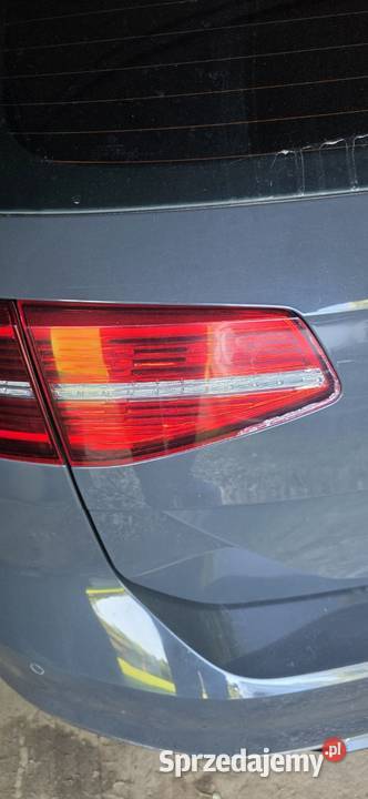 Lampa lewa tył klapa passat b8 kombi pomorskie Pruszcz Gdański