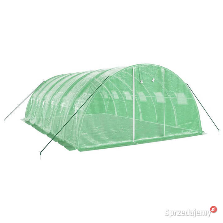Szklarnia ze stalową ramą zielona 24 m 6x4x2 m mazowieckie sprzedam