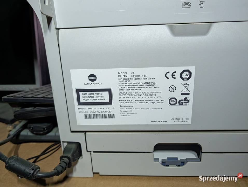 Urządzenie wielofunkcyjne Konica Minolta BIZHUB Poznań