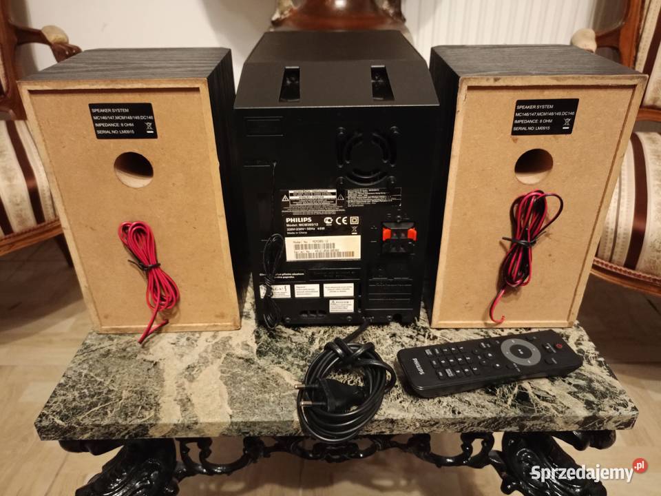 Wieża Philips USB Aux RDS Mp3 pilot Drawski Młyn