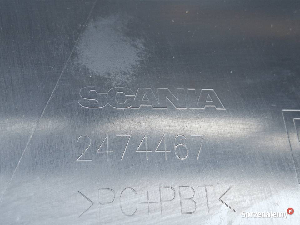 SCANIA R S ZDERZAK ŚRODEK NAROŻNIK KOMPLET ciężarowe Bieleń